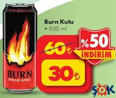 BURN KUTU ENERJİ İÇECEĞİ 500 ML BURN KUTU ENERJİ İÇECEĞİ 500 ML